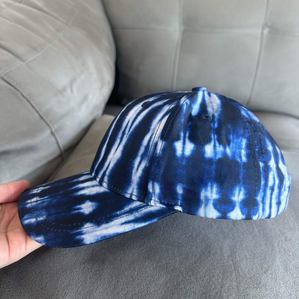 Molo Sebastian Smiley Hat Tie Dye Vertical baseball Hat Size S-M New! - Picture 3 of 14
